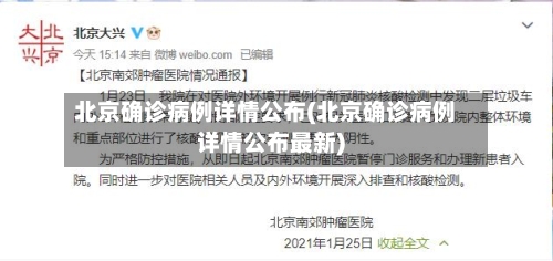 北京确诊病例详情公布(北京确诊病例详情公布最新)-第2张图片