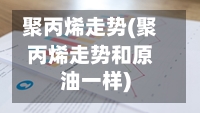 聚丙烯走势(聚丙烯走势和原油一样)-第1张图片
