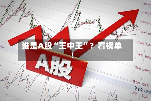 谁是A股“王中王”？看榜单！-第1张图片