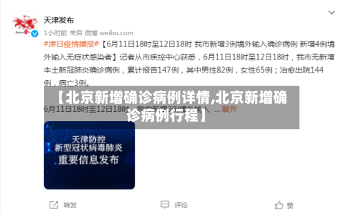 【北京新增确诊病例详情,北京新增确诊病例行程】-第2张图片