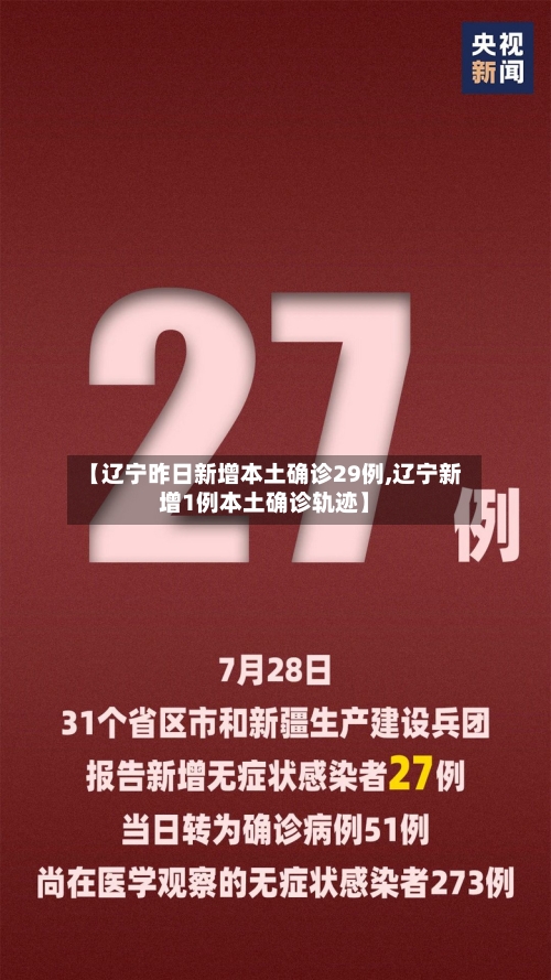 【辽宁昨日新增本土确诊29例,辽宁新增1例本土确诊轨迹】-第1张图片