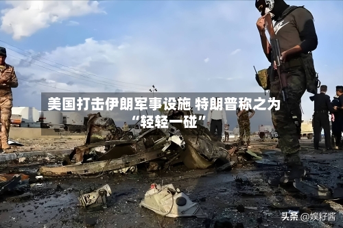 美国打击伊朗军事设施 特朗普称之为“轻轻一碰”-第3张图片