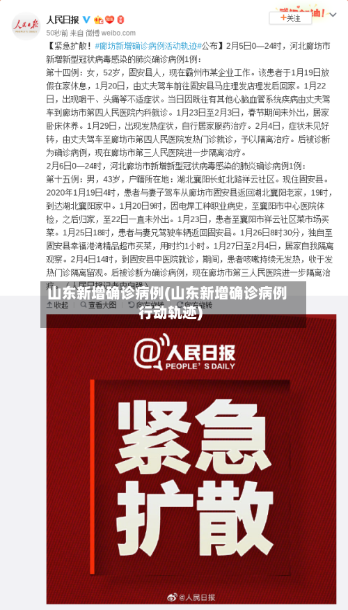 山东新增确诊病例(山东新增确诊病例行动轨迹)-第3张图片