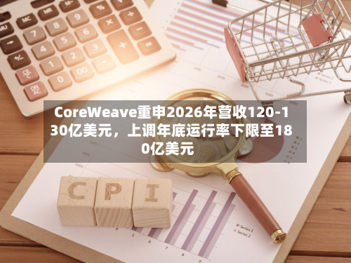 CoreWeave重申2026年营收120-130亿美元，上调年底运行率下限至180亿美元-第2张图片