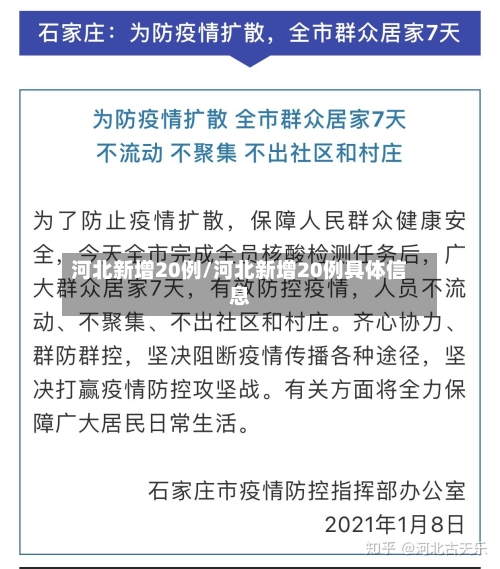 河北新增20例/河北新增20例具体信息-第3张图片