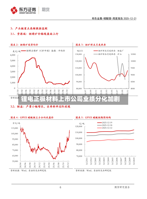锂电正极材料上市公司业绩分化加剧-第1张图片