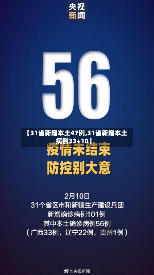 【31省新增本土47例,31省新增本土病例33+10】-第2张图片
