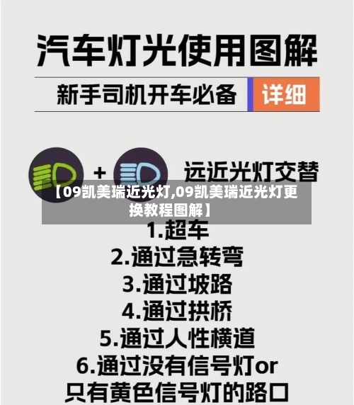 【09凯美瑞近光灯,09凯美瑞近光灯更换教程图解】-第2张图片