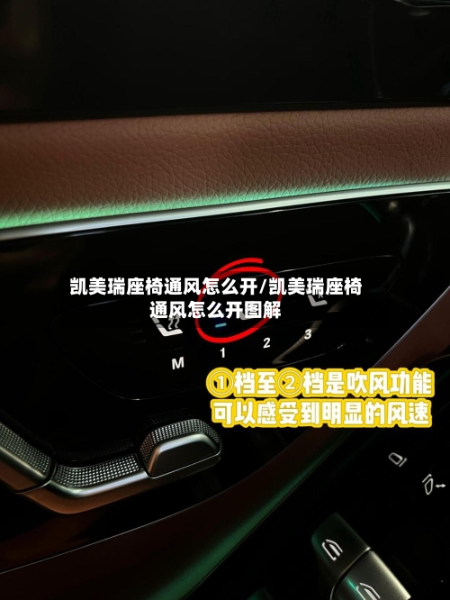 凯美瑞座椅通风怎么开/凯美瑞座椅通风怎么开图解-第3张图片