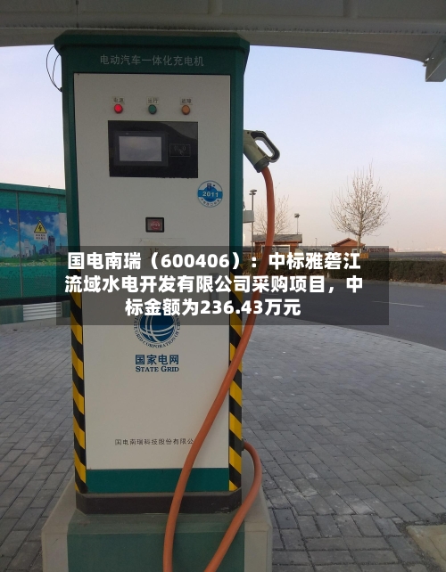 国电南瑞（600406）：中标雅砻江流域水电开发有限公司采购项目，中标金额为236.43万元-第3张图片