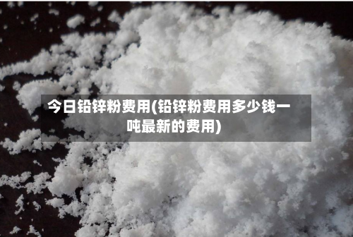 今日铅锌粉费用(铅锌粉费用多少钱一吨最新的费用)-第1张图片