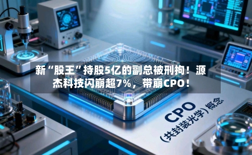 新“股王”持股5亿的副总被刑拘！源杰科技闪崩超7%，带崩CPO！-第1张图片