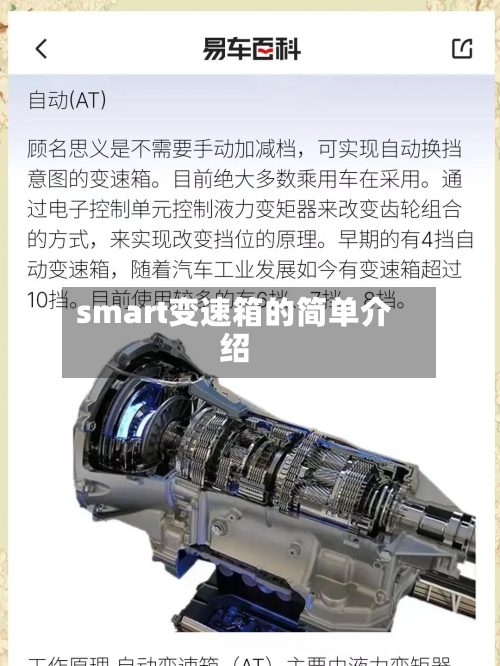 smart变速箱的简单介绍-第1张图片