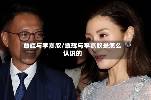 覃辉与李嘉欣/覃辉与李嘉欣是怎么认识的-第1张图片
