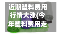 近期塑料费用行情大涨(今年塑料费用走势图)-第3张图片