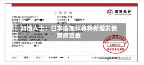 知情人士：日本追加预算将新增发债筹措资金-第2张图片