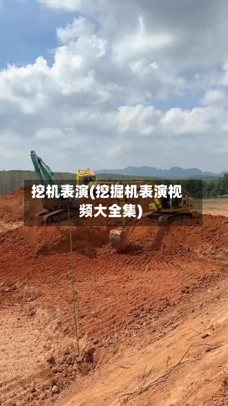 挖机表演(挖掘机表演视频大全集)-第2张图片