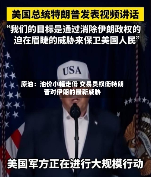原油:油价小幅走低 交易员权衡特朗普对伊朗的最新威胁-第1张图片