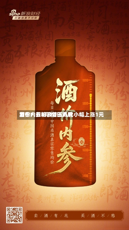 酒价内参5月20日费用
发布:五粮液普五八代小幅上涨1元-第2张图片