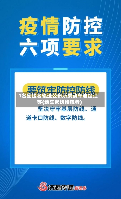 1名密接者轨迹公布所乘动车途经江苏(动车密切接触者)-第3张图片