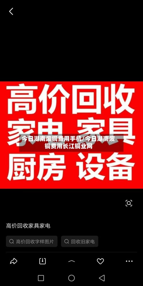 今日湖南废铜费用手机/今日湖南废铜费用长江铜业网-第2张图片