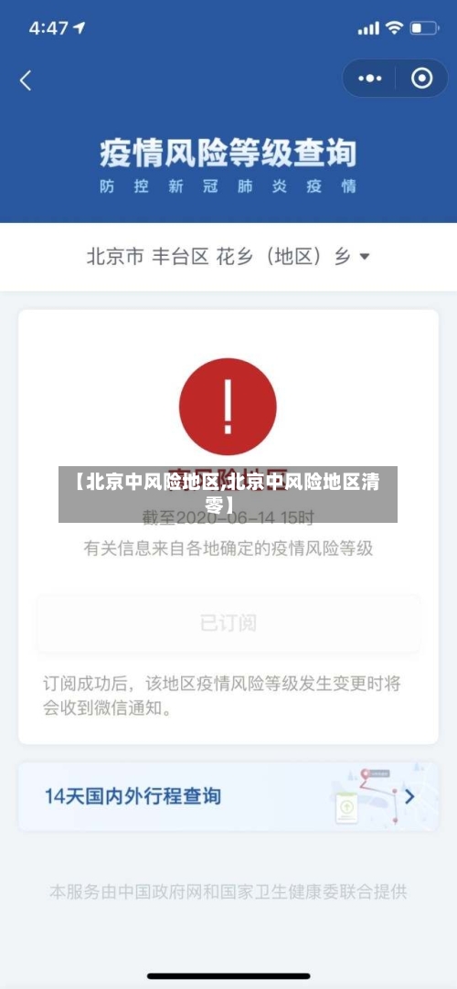 【北京中风险地区,北京中风险地区清零】-第2张图片