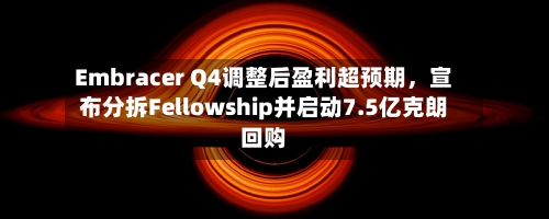 Embracer Q4调整后盈利超预期	，宣布分拆Fellowship并启动7.5亿克朗回购-第2张图片
