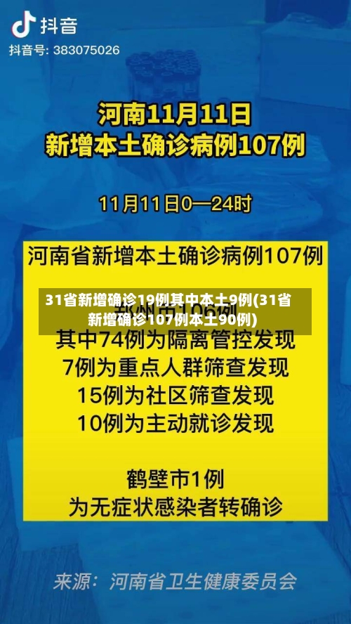 31省新增确诊19例其中本土9例(31省新增确诊107例本土90例)-第2张图片