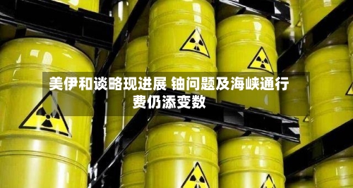 美伊和谈略现进展 铀问题及海峡通行费仍添变数-第2张图片