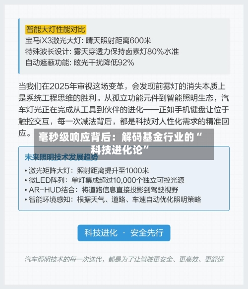 毫秒级响应背后：解码基金行业的“科技进化论	”-第2张图片