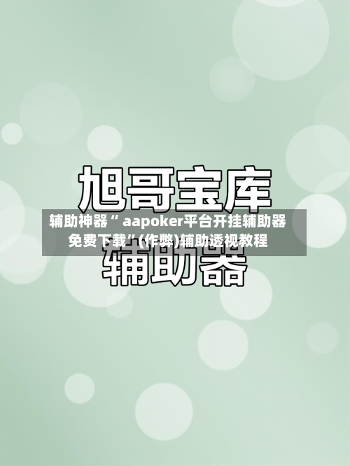辅助神器“ aapoker平台开挂辅助器免费下载	”(作弊)辅助透视教程-第3张图片