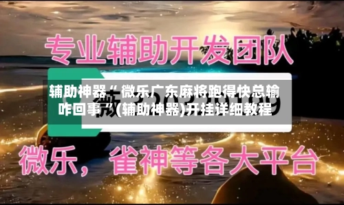 辅助神器“ 微乐广东麻将跑得快总输咋回事 ”(辅助神器)开挂详细教程-第3张图片