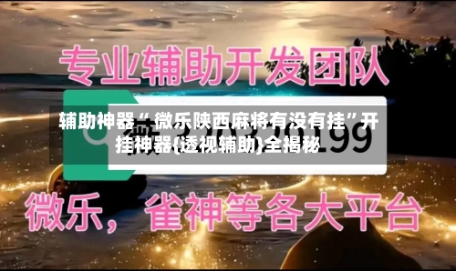 辅助神器“ 微乐陕西麻将有没有挂”开挂神器{透视辅助}全揭秘-第1张图片