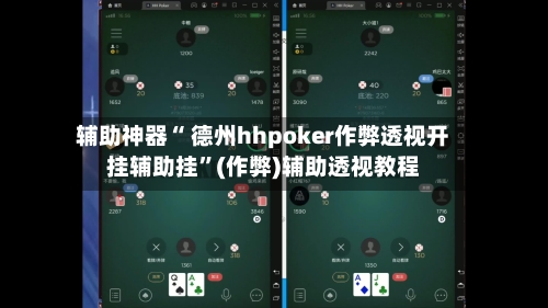 辅助神器“ 德州hhpoker作弊透视开挂辅助挂”(作弊)辅助透视教程-第2张图片